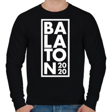 PRINTFASHION Balaton 2020 - Férfi pulóver - Fekete férfi pulóver, kardigán