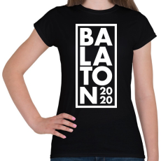 PRINTFASHION Balaton 2020 - Női póló - Fekete