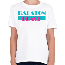 PRINTFASHION Balaton Beach - Gyerek póló - Fehér gyerek póló