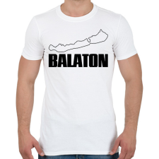 PRINTFASHION balaton - Férfi póló - Fehér férfi póló