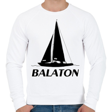 PRINTFASHION balaton - Férfi pulóver - Fehér