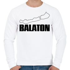 PRINTFASHION balaton - Férfi pulóver - Fehér férfi pulóver, kardigán