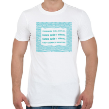 PRINTFASHION Balaton - Gárdonyi G. - Férfi póló - Fehér férfi póló
