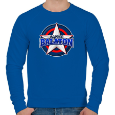 PRINTFASHION BALATON KAPITÁNY - Férfi pulóver - Királykék férfi pulóver, kardigán