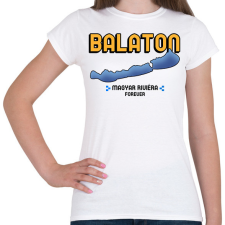 PRINTFASHION BALATON magyar riviéra - Női póló - Fehér női póló