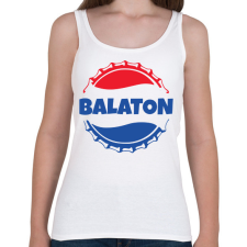 PRINTFASHION BALATON - Női atléta - Fehér női trikó