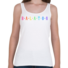 PRINTFASHION BALATON - Női atléta - Fehér