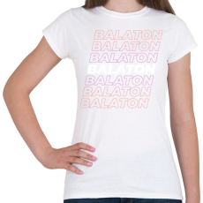 PRINTFASHION Balaton - Női póló - Fehér