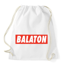 PRINTFASHION Balaton - Piros háttér - Sportzsák, Tornazsák - Fehér tornazsák