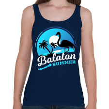 PRINTFASHION Balaton summer - Női atléta - Sötétkék női trikó