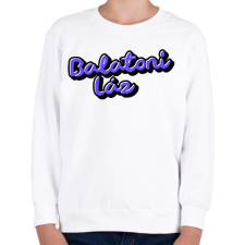 PRINTFASHION Balatoni Láz - Gyerek pulóver - Fehér gyerek pulóver, kardigán