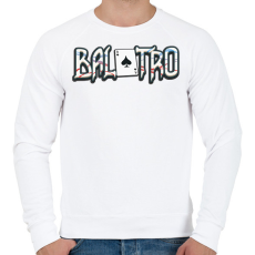 PRINTFASHION Balatro - Férfi pulóver - Fehér