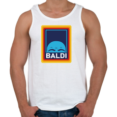 PRINTFASHION Baldi - Márkaparódia - Férfi atléta - Fehér