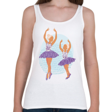 PRINTFASHION Balett - Női atléta - Fehér