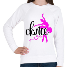 PRINTFASHION Balett táncos - Női pulóver - Fehér női pulóver, kardigán