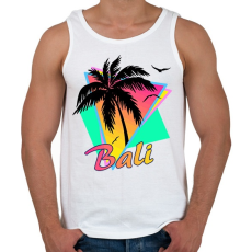 PRINTFASHION Bali - Férfi atléta - Fehér