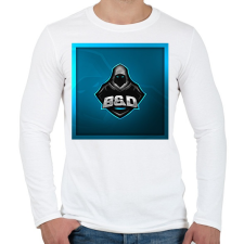 PRINTFASHION Bálint és Dávid Gaming Logo - Férfi hosszú ujjú póló - Fehér férfi póló
