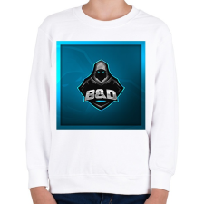 PRINTFASHION Bálint és Dávid Gaming Logo - Gyerek pulóver - Fehér gyerek pulóver, kardigán