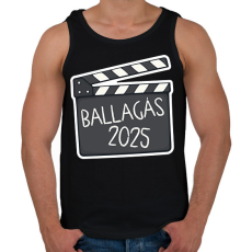 PRINTFASHION Ballagás 2025 - Férfi atléta - Fekete