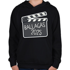 PRINTFASHION Ballagás 2025 - Gyerek kapucnis pulóver - Fekete gyerek pulóver, kardigán