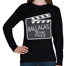 PRINTFASHION Ballagás 2025 - Női pulóver - Fekete