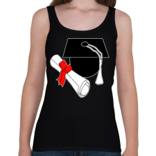 PRINTFASHION Ballagás  - Női atléta - Fekete női trikó