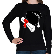 PRINTFASHION Ballagás  - Női pulóver - Fekete