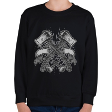 PRINTFASHION Balták - Gyerek pulóver - Fekete gyerek pulóver, kardigán