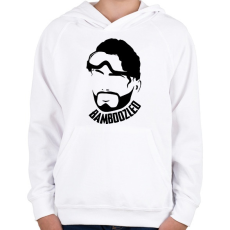 PRINTFASHION Bamboozled Apex - Gyerek kapucnis pulóver - Fehér