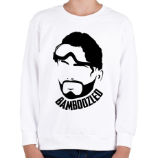PRINTFASHION Bamboozled Apex - Gyerek pulóver - Fehér