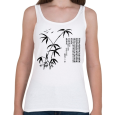 PRINTFASHION bambusz - Női atléta - Fehér