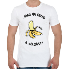 PRINTFASHION BANANA2 - Férfi póló - Fehér férfi póló