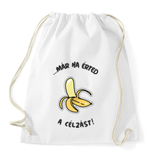 PRINTFASHION BANANA2 - Sportzsák, Tornazsák - Fehér tornazsák