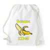 PRINTFASHION Banana king - Sportzsák, Tornazsák - Fehér