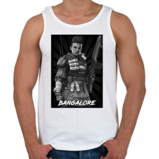 PRINTFASHION Bangalore BW - Apex Legends - Férfi atléta - Fehér atléta, trikó