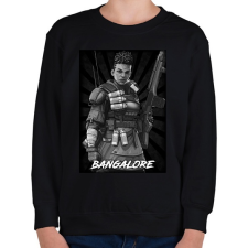 PRINTFASHION Bangalore BW - Apex Legends - Gyerek pulóver - Fekete gyerek pulóver, kardigán