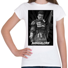 PRINTFASHION Bangalore BW - Apex Legends - Női póló - Fehér női póló