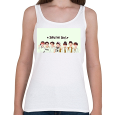 PRINTFASHION Bangtan Boys - Női atléta - Fehér