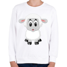 PRINTFASHION Bárány - Gyerek pulóver - Fehér gyerek pulóver, kardigán