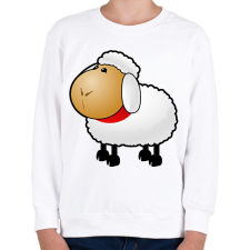 PRINTFASHION Bárány - Gyerek pulóver - Fehér gyerek pulóver, kardigán