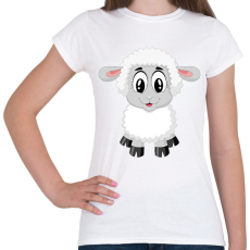 PRINTFASHION Bárány - Női póló - Fehér