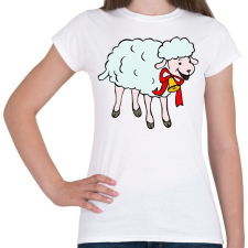 PRINTFASHION Bárány - Női póló - Fehér női póló