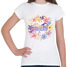 PRINTFASHION barát - Női póló - Fehér női póló