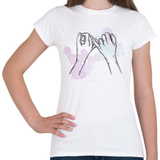 PRINTFASHION Barátok örökké - Női póló - Fehér