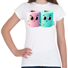 PRINTFASHION Barátság - Női póló - Fehér