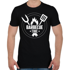 PRINTFASHION Barbecue time - Férfi póló - Fekete férfi póló