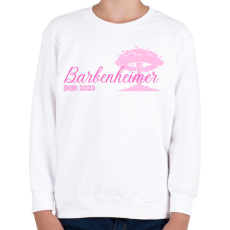 PRINTFASHION Barbenheimer 2023 - Gyerek pulóver - Fehér