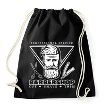 PRINTFASHION Barbershop 4 - Sportzsák, Tornazsák - Fekete tornazsák