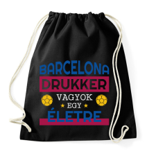 PRINTFASHION Barcelona drukker - Sportzsák, Tornazsák - Fekete tornazsák