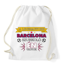 PRINTFASHION Barcelona szurkoló - Sportzsák, Tornazsák - Fehér tornazsák